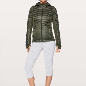 Lululemon Down For A Run Jacket II in 
Gator Green